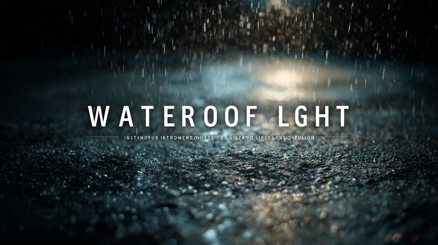 Exploring 2025 Innovations in Best Waterproof Light Technology and How to Make Informed Procurement Decisions