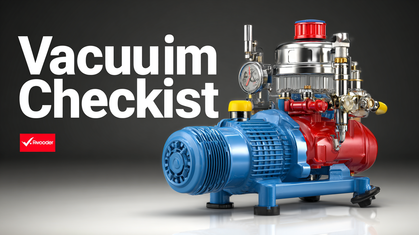 Ultimate Checklist: How to Choose the Best Vacuum Pump for Your Needs