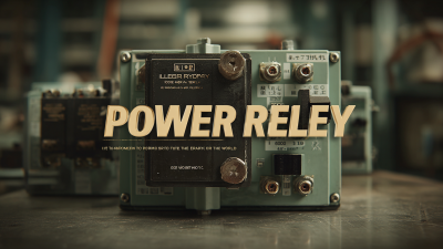 Unmatched Excellence in Power Relay Manufacturing from China to the World