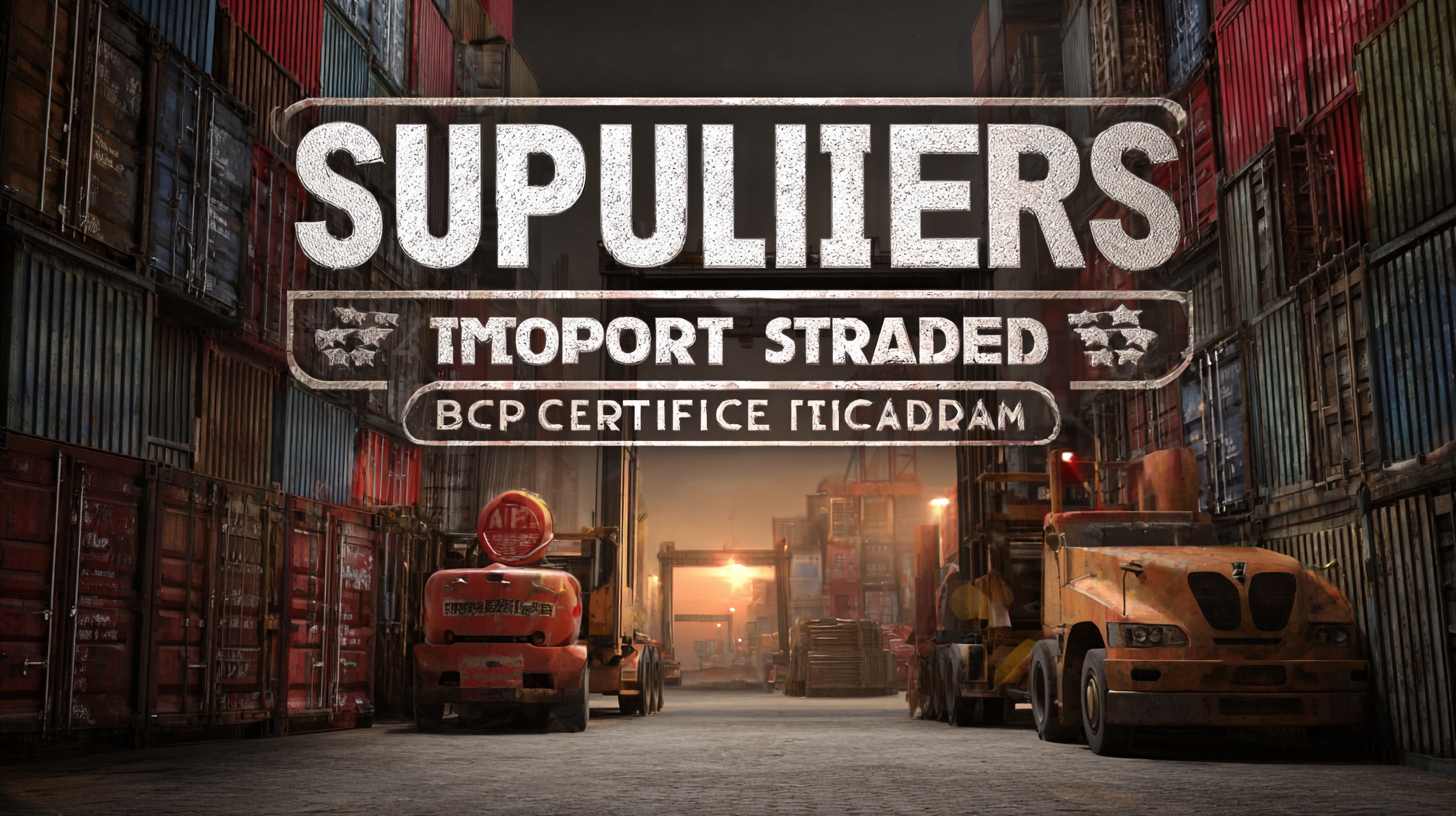 Navigating Global Trade Standards How Best Suppliers Meet Import Export Certification Requirements