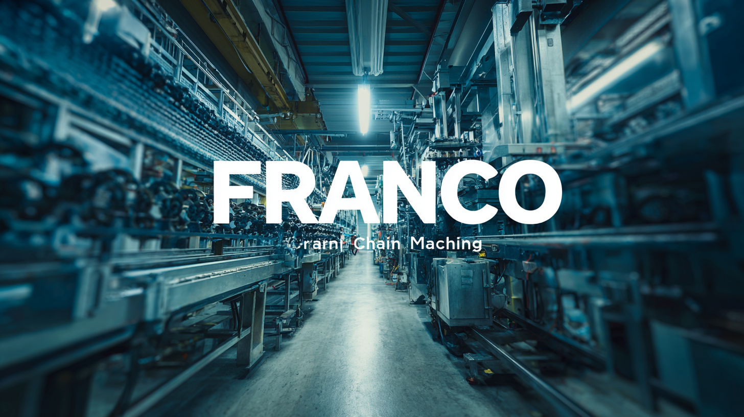 Unlocking Global Opportunities with the Best Franco Chain Making Machine from China's Premier Manufacturers