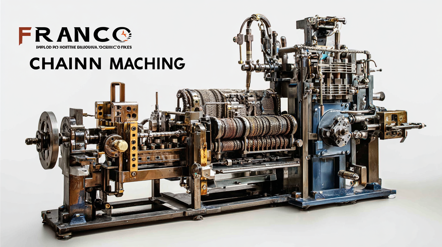Unlocking Global Opportunities with the Best Franco Chain Making Machine from China's Premier Manufacturers