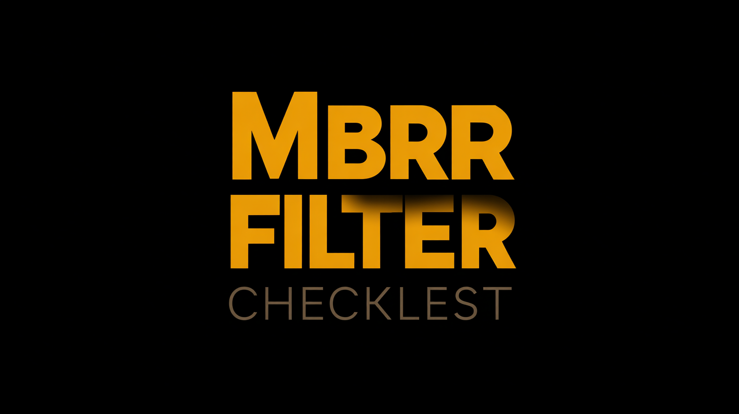 Ultimate Checklist for Sourcing the Best Mbbr Filter in Global Markets