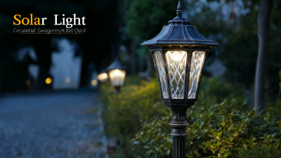 Top Quality Best Solar Light Outdoor Manufactured in Leading Chinese Factories