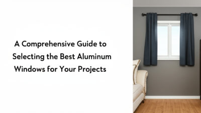 A Comprehensive Guide to Selecting the Best Aluminum Windows for Your Projects