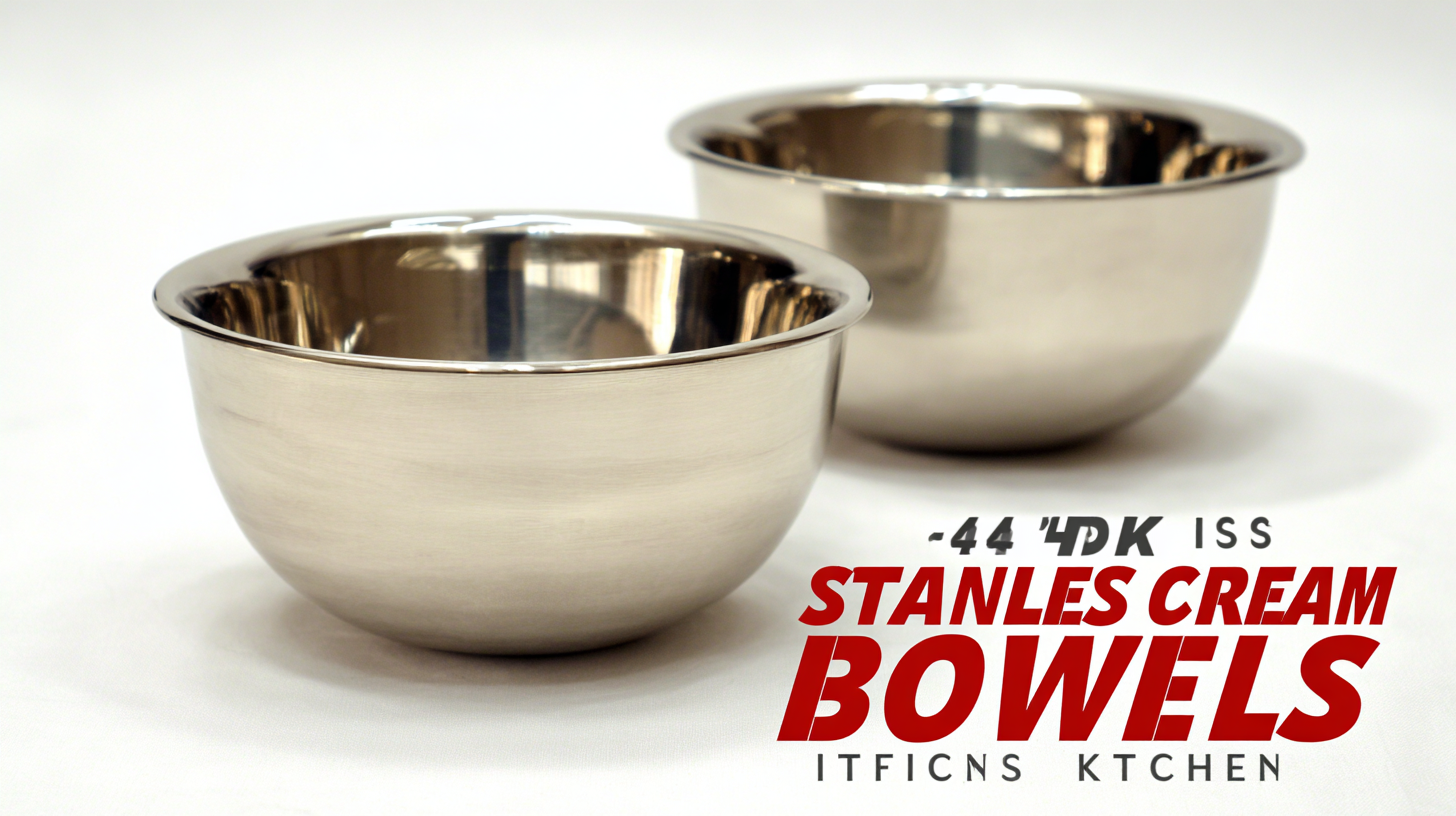 How to Choose the Best Stainless Steel Ice Cream Bowls for Your Kitchen
