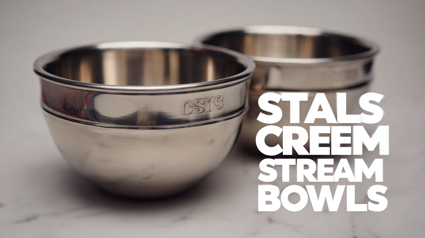 How to Choose the Best Stainless Steel Ice Cream Bowls for Your Kitchen
