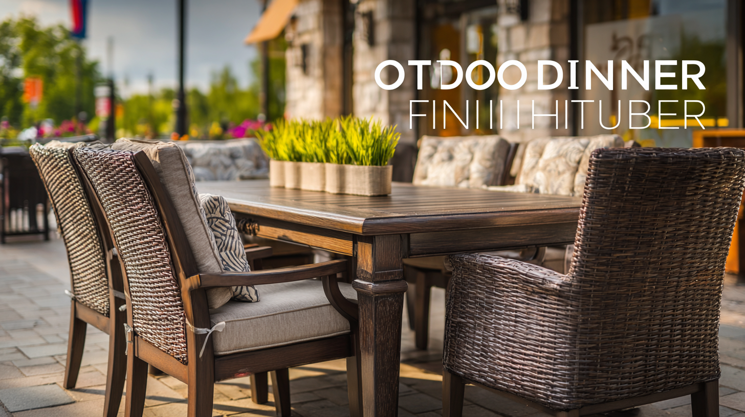 7 Reasons Why Best Outdoor Dining Furniture Can Boost Your Business Revenue