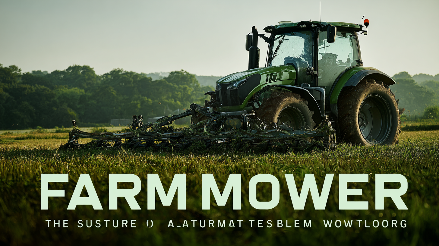 The Future of Sustainable Agriculture with Best Farm Mower Technology