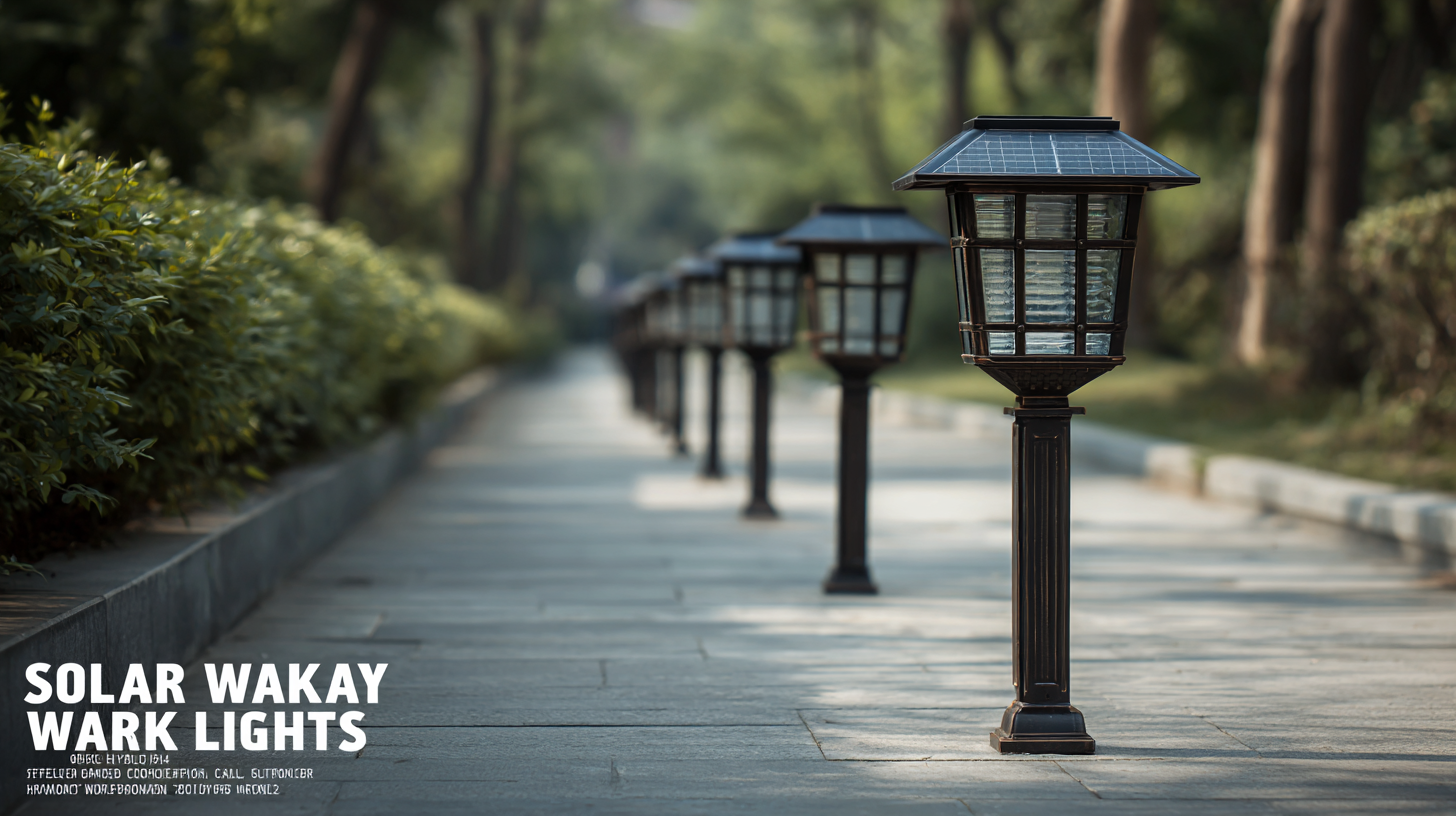 Elevating Global Standards with Best Solar Walkway Lights Made in China