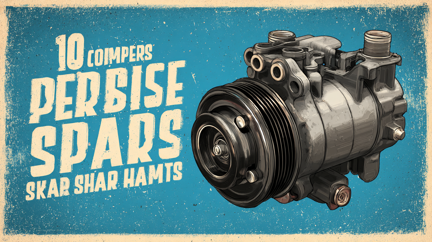 10 Essential Tips for Choosing the Best Air Compressor Spare Parts
