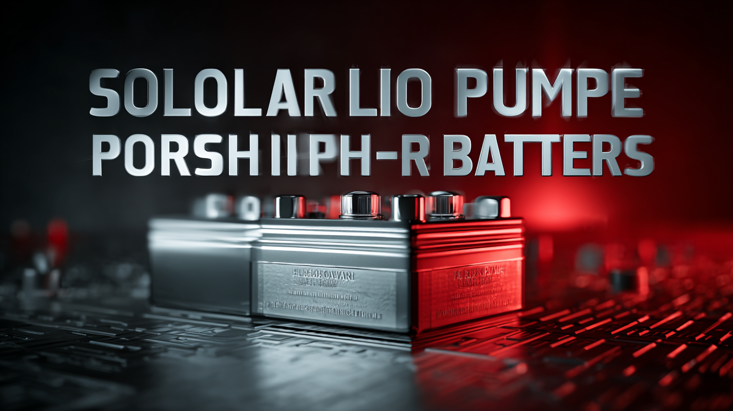 A Comprehensive Comparison of the Best Solar Lithium Iron Phosphate Batteries for 2023