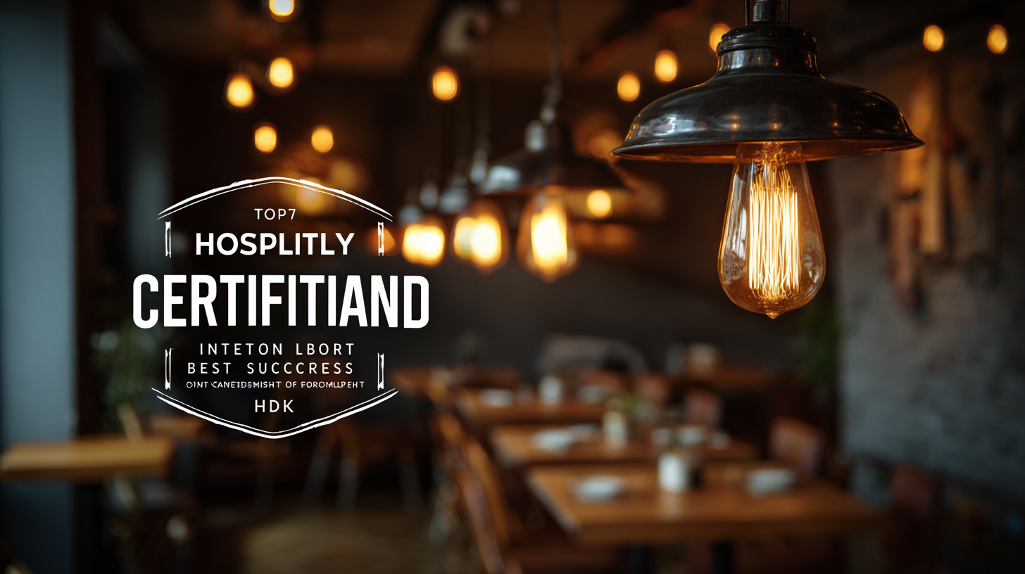 Top 20 Best Hospitality Lighting Certifications for Import and Export Success