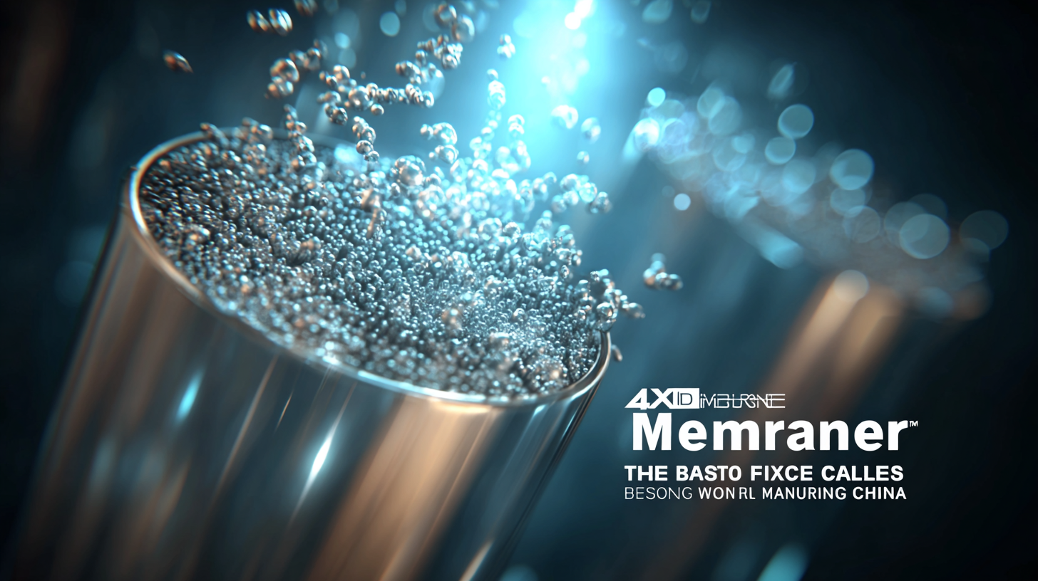 Experience World Class Manufacturing with the Best Membrane Filter from China