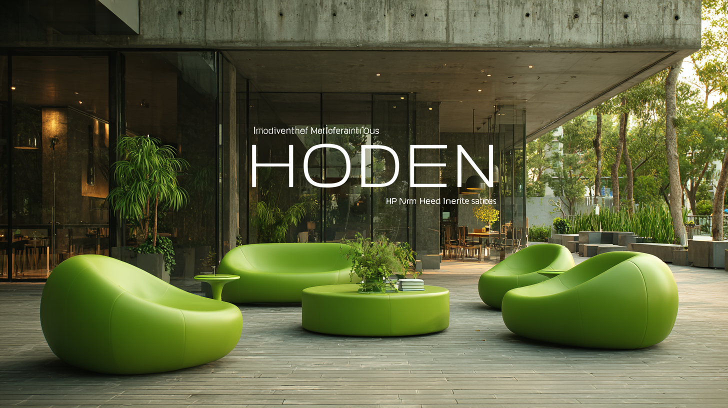 Innovative Uses of Best Modern Outdoor Furniture in Hospitality Spaces