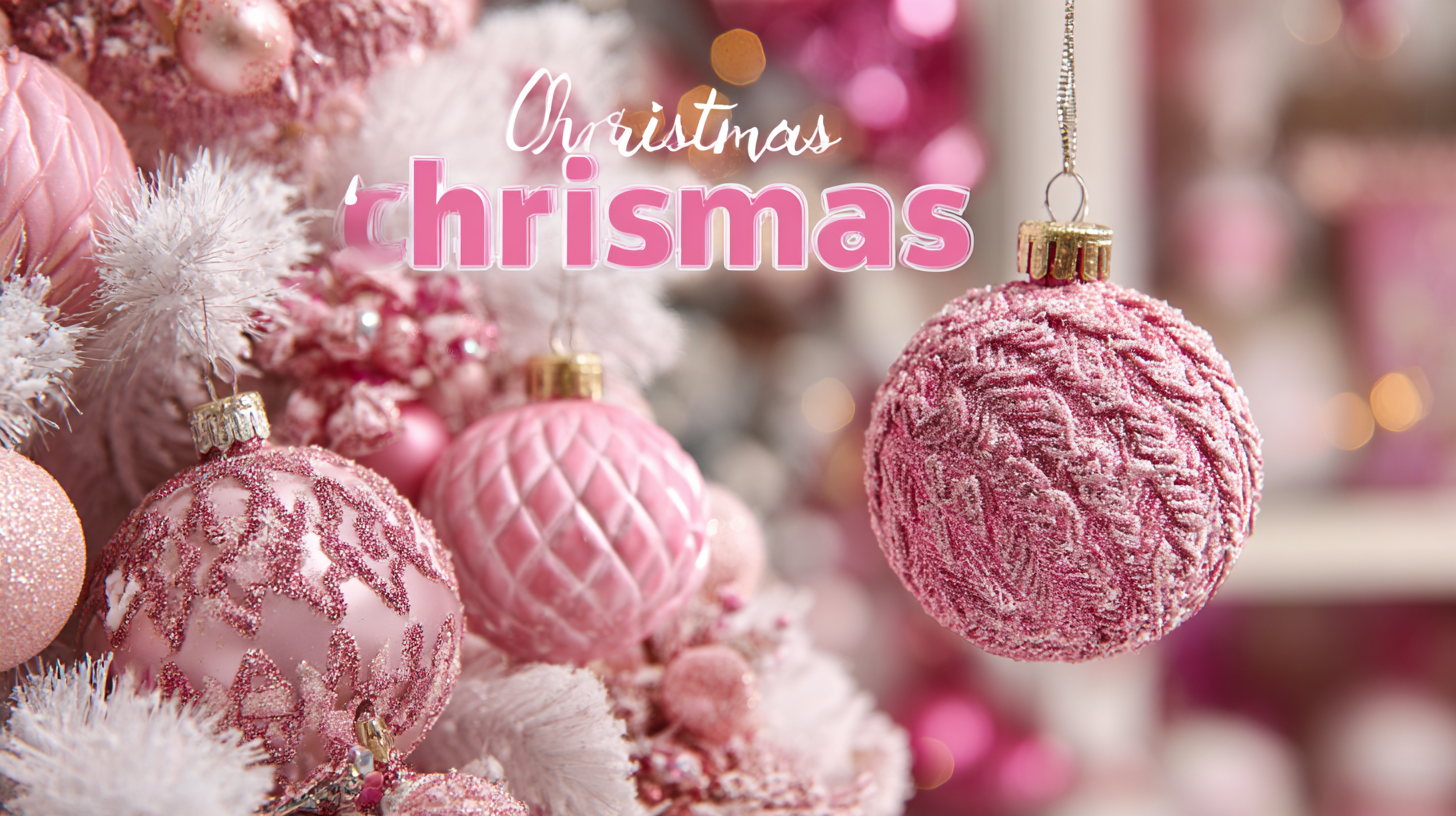 Elevate Your Holiday Spirit with Premium Pink Christmas Decorations from China