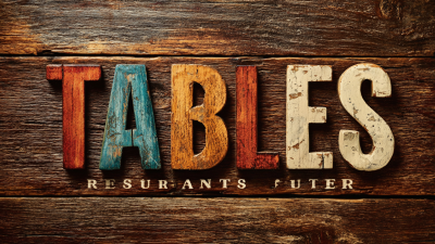 What Makes the Best Tables for Restaurants Essential for Your Dining Experience?