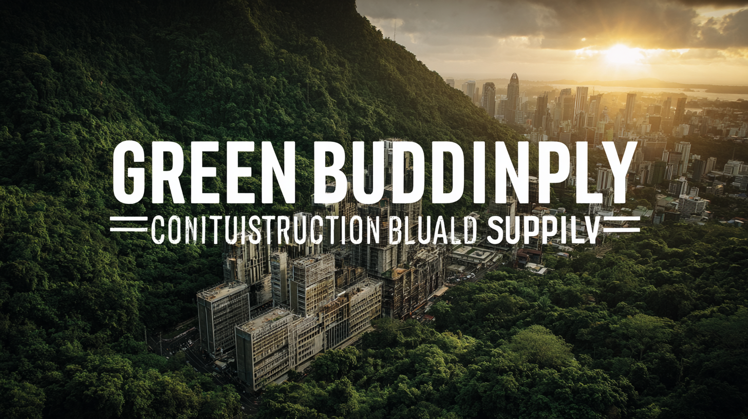 The Future of Sustainable Construction with Best Green Building Supply
