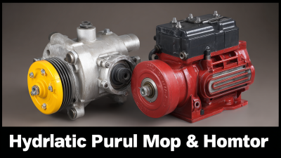 Advantages of Choosing the Best Hydraulic Pump And Motor for Your Applications