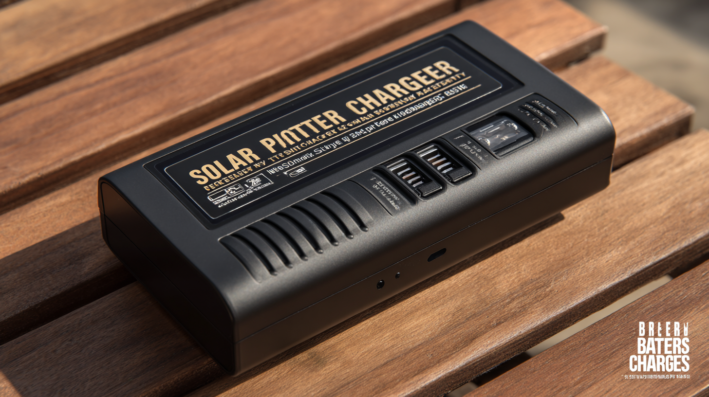 Top Strategies for Choosing the Best Solar Powered Battery Charger for Your Business Needs