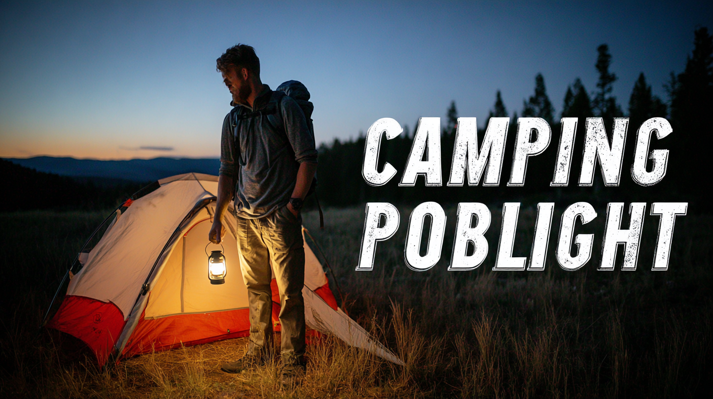 How to Choose the Best Camping Portable Light for Your Outdoor Adventures