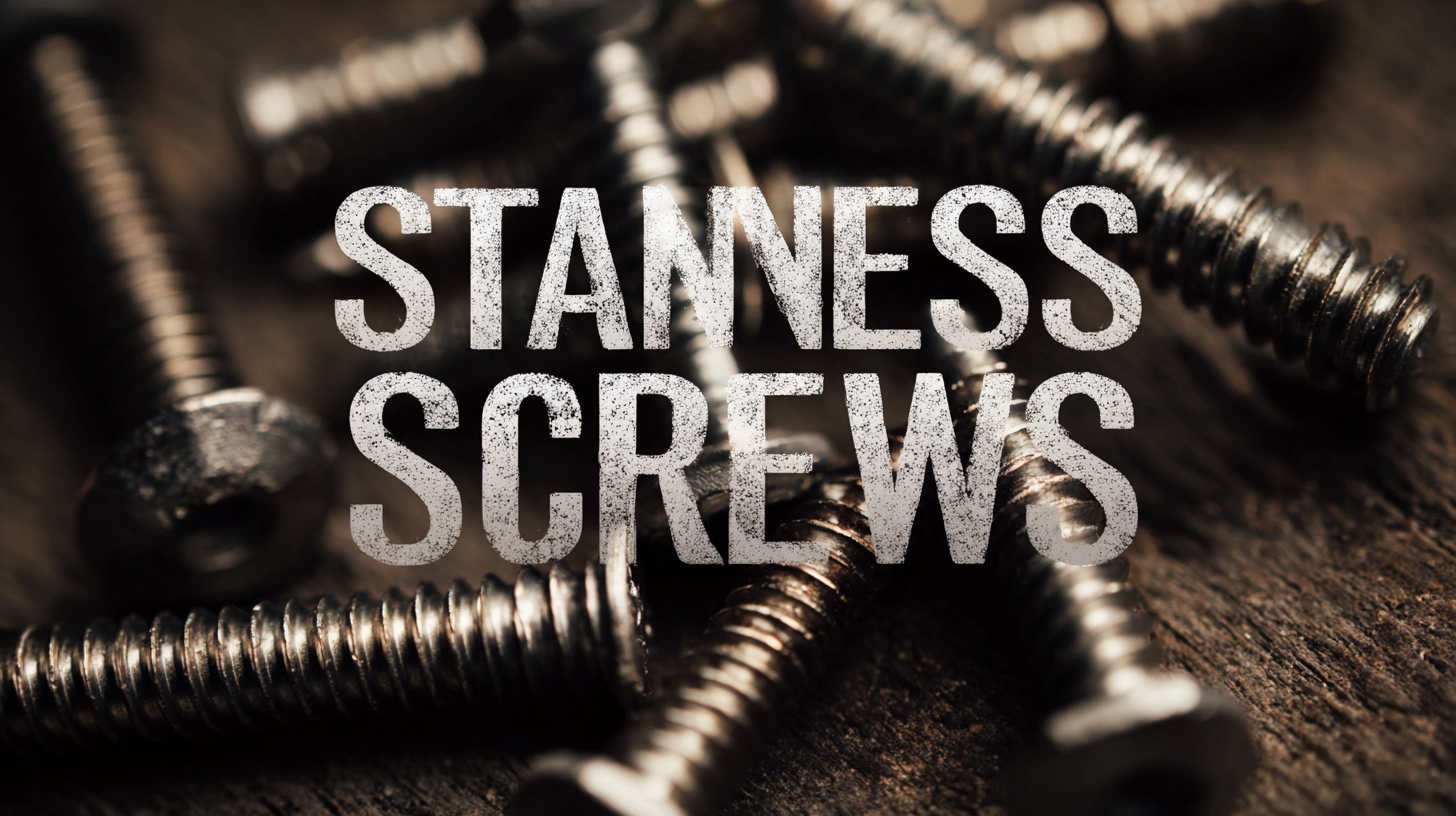 How to Choose the Best Stainless Steel Screws for Your Projects