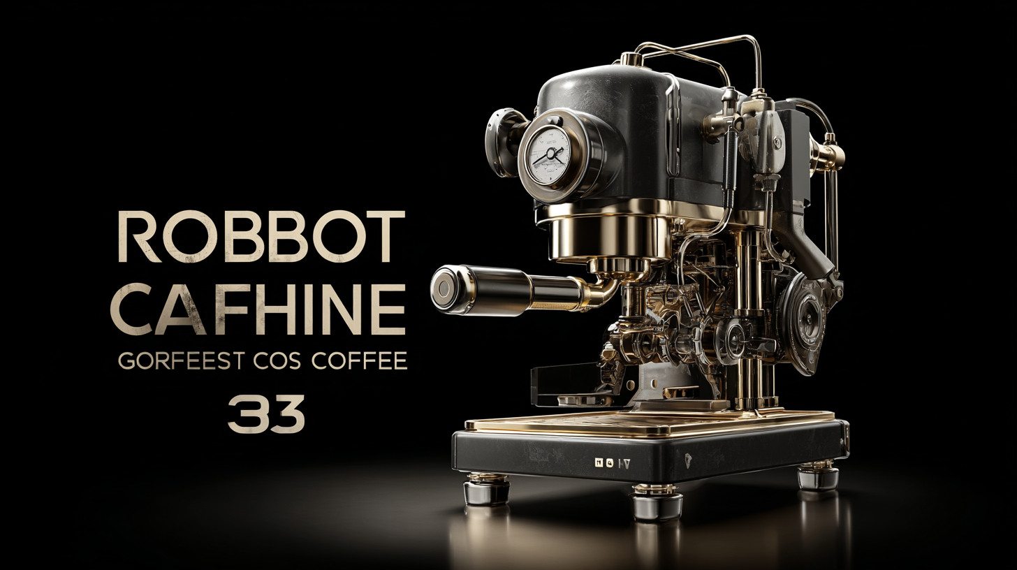 Quality Coffee Innovation Globally Sourced from China with the Best Robot Coffee Machine