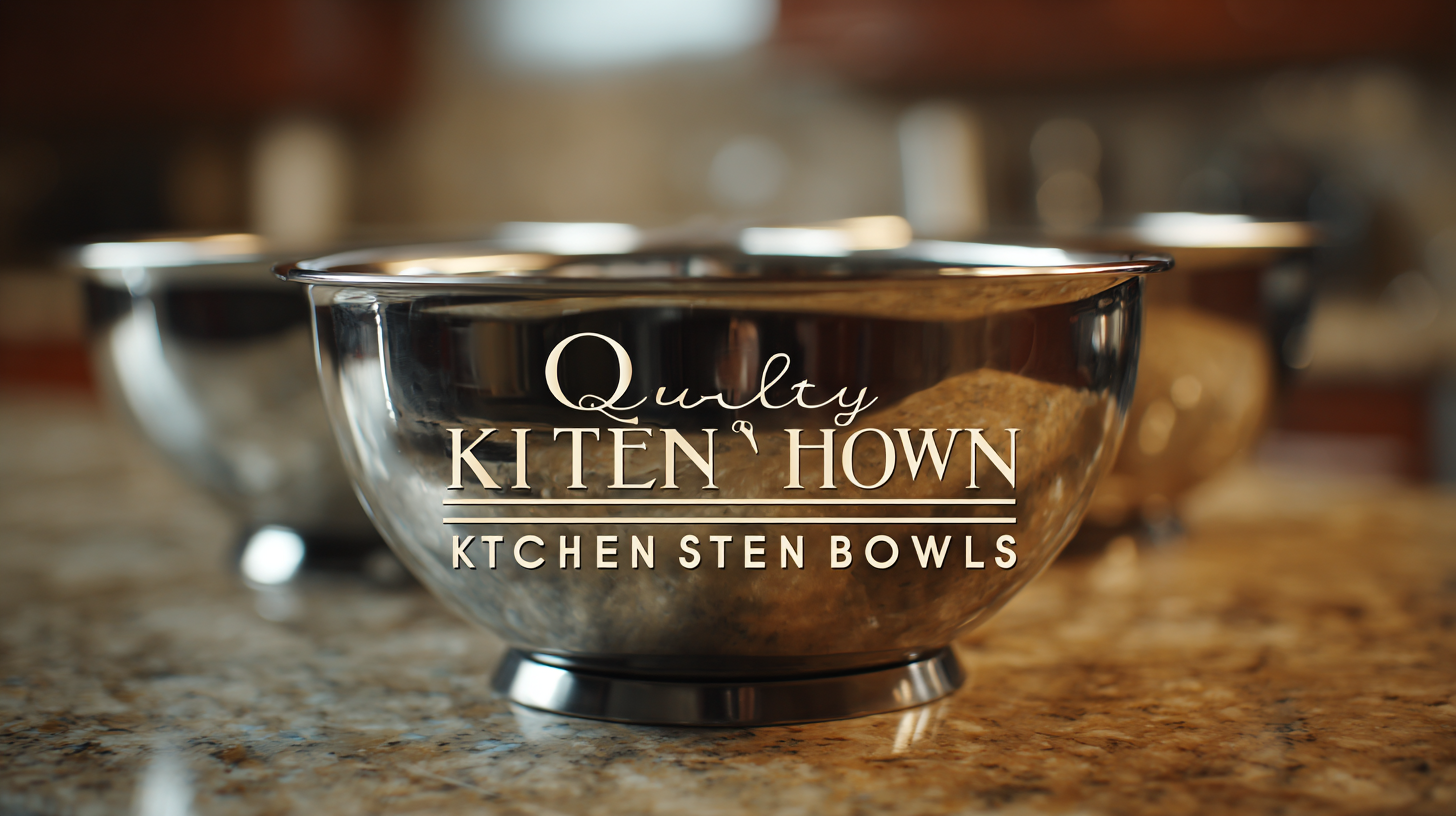 Quality Kitchen Bowls Made From Best Stainless Steel Leading China to Global Market Success