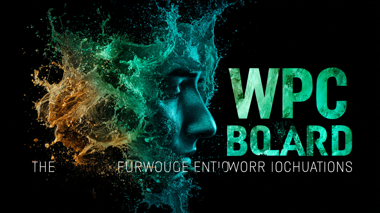 Navigating the Future of Sustainable Innovation in Wpc Board Technology by 2025