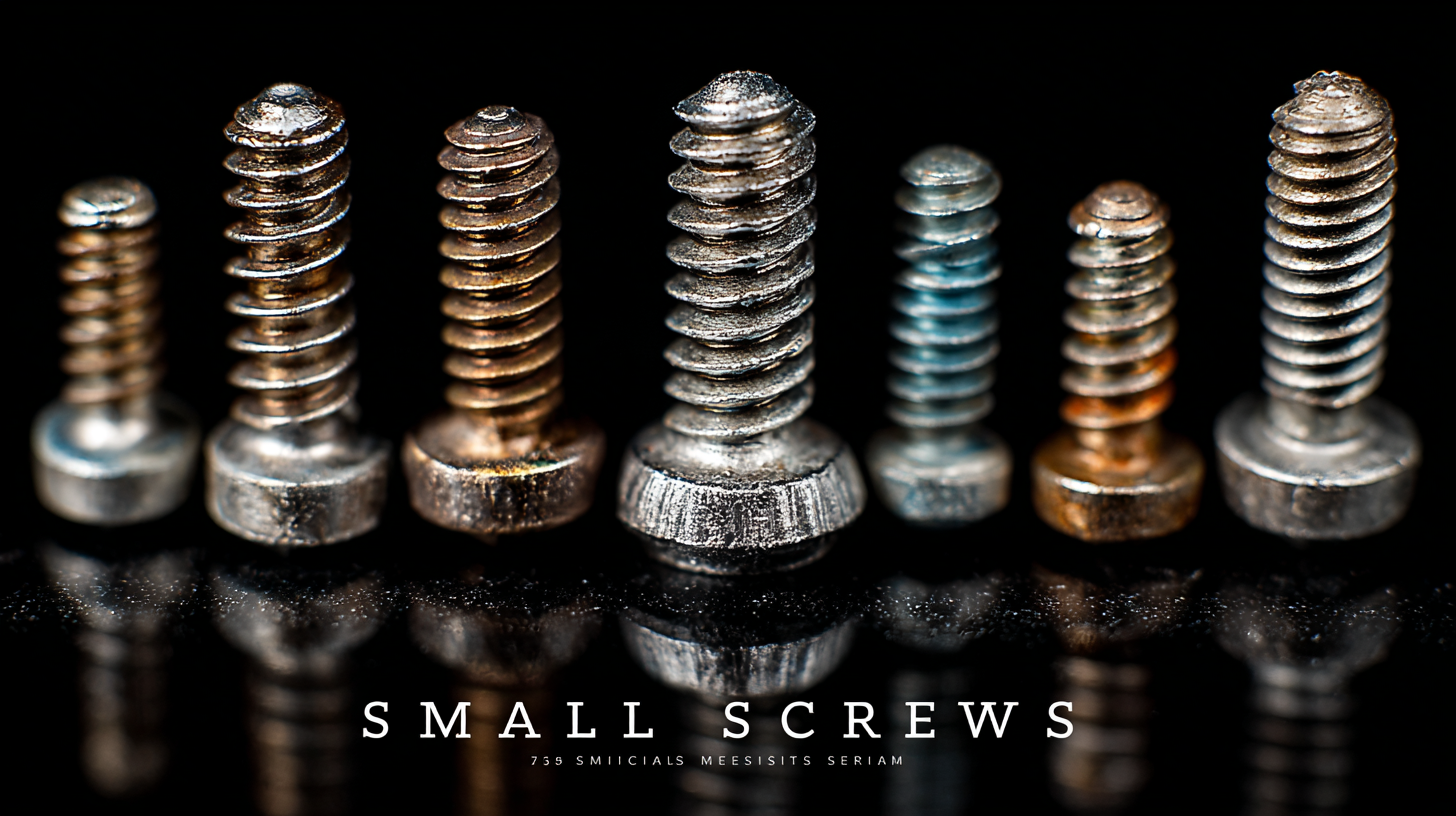 Understanding Best Small Screws Specifications and How to Choose the Right Type for Your Project