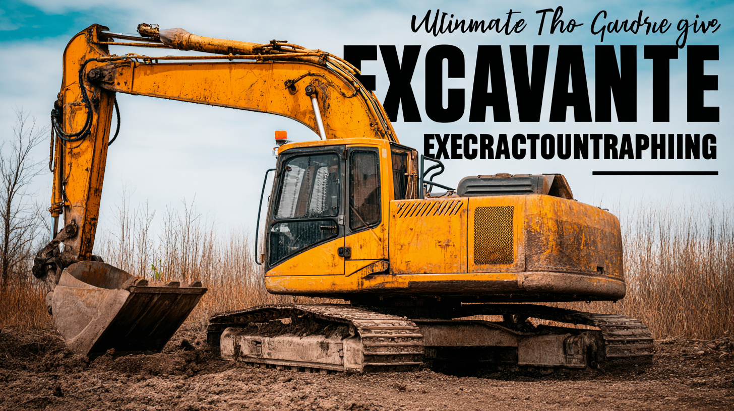 Ultimate Guide to Choosing the Best Excavating Equipment for Your Projects