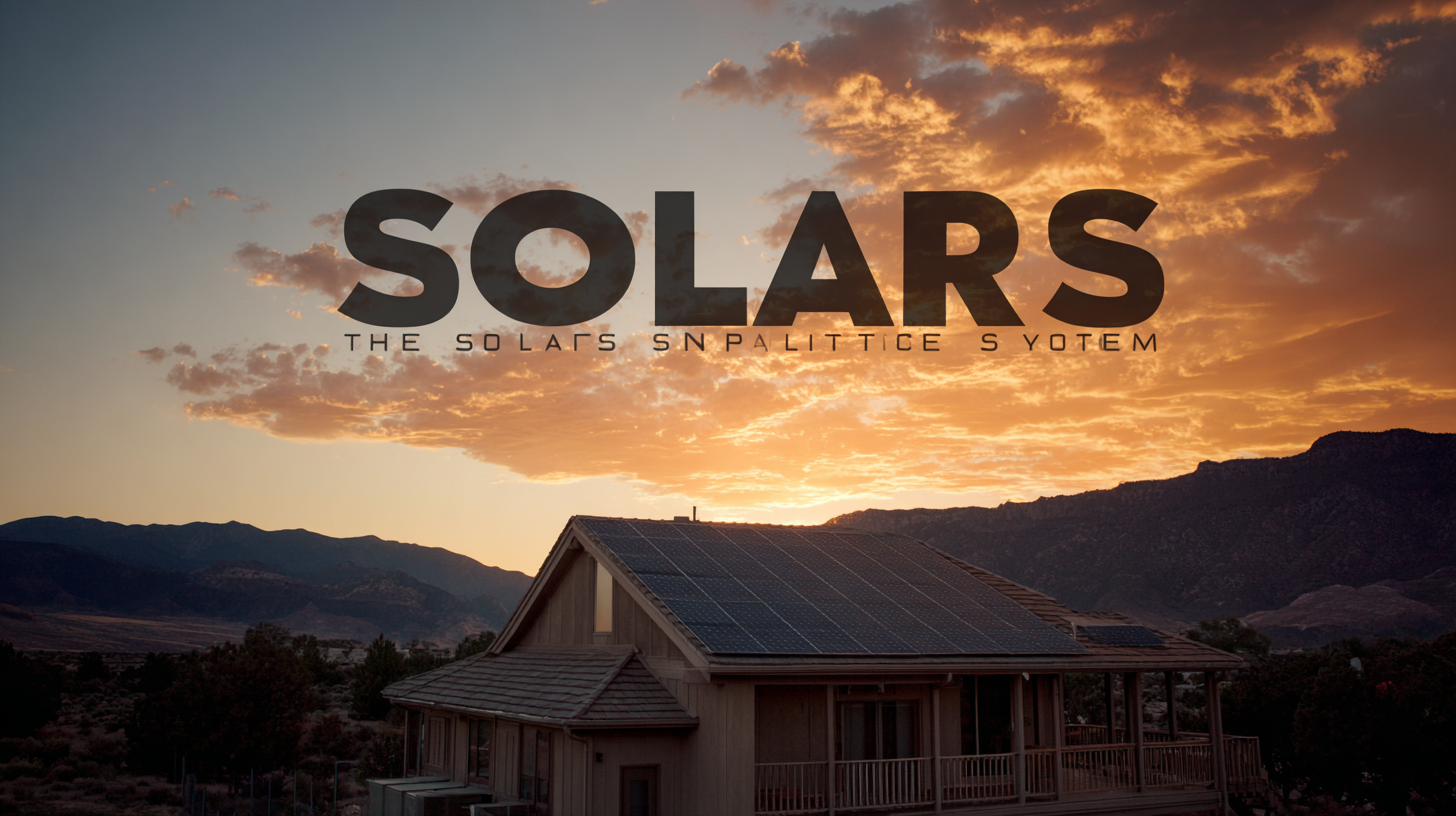 Solutions for Choosing the Best Solar Panel System for Your Home Requirements