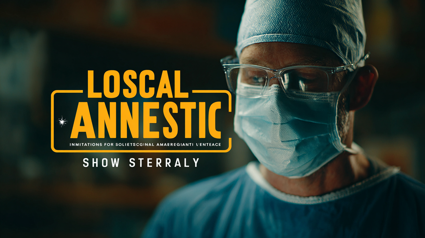 Innovative Solutions for Achieving Optimal Pain Management with Best Local Anesthetics