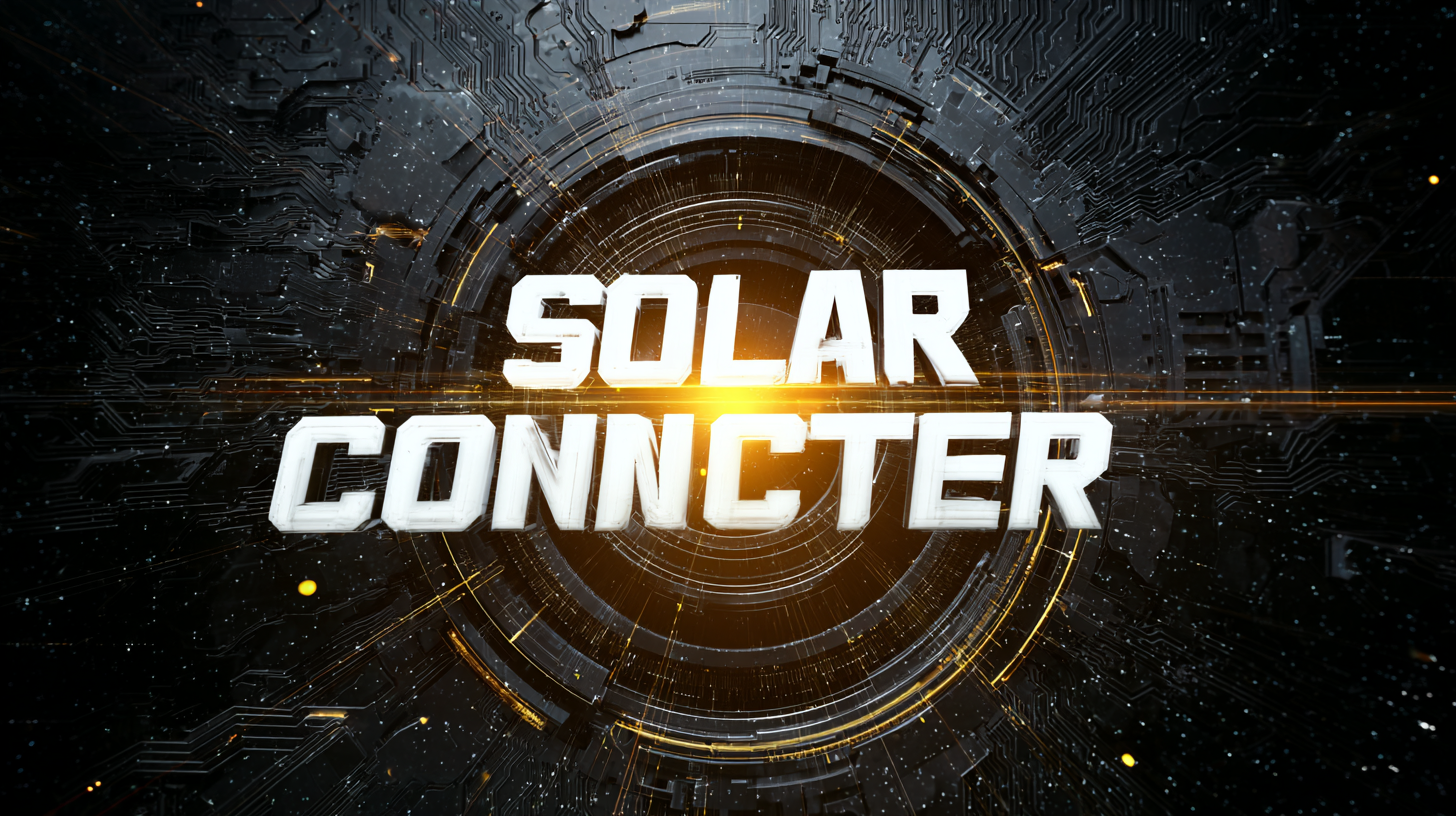 Top Strategies for Choosing the Best Solar Connector for Your Business Needs