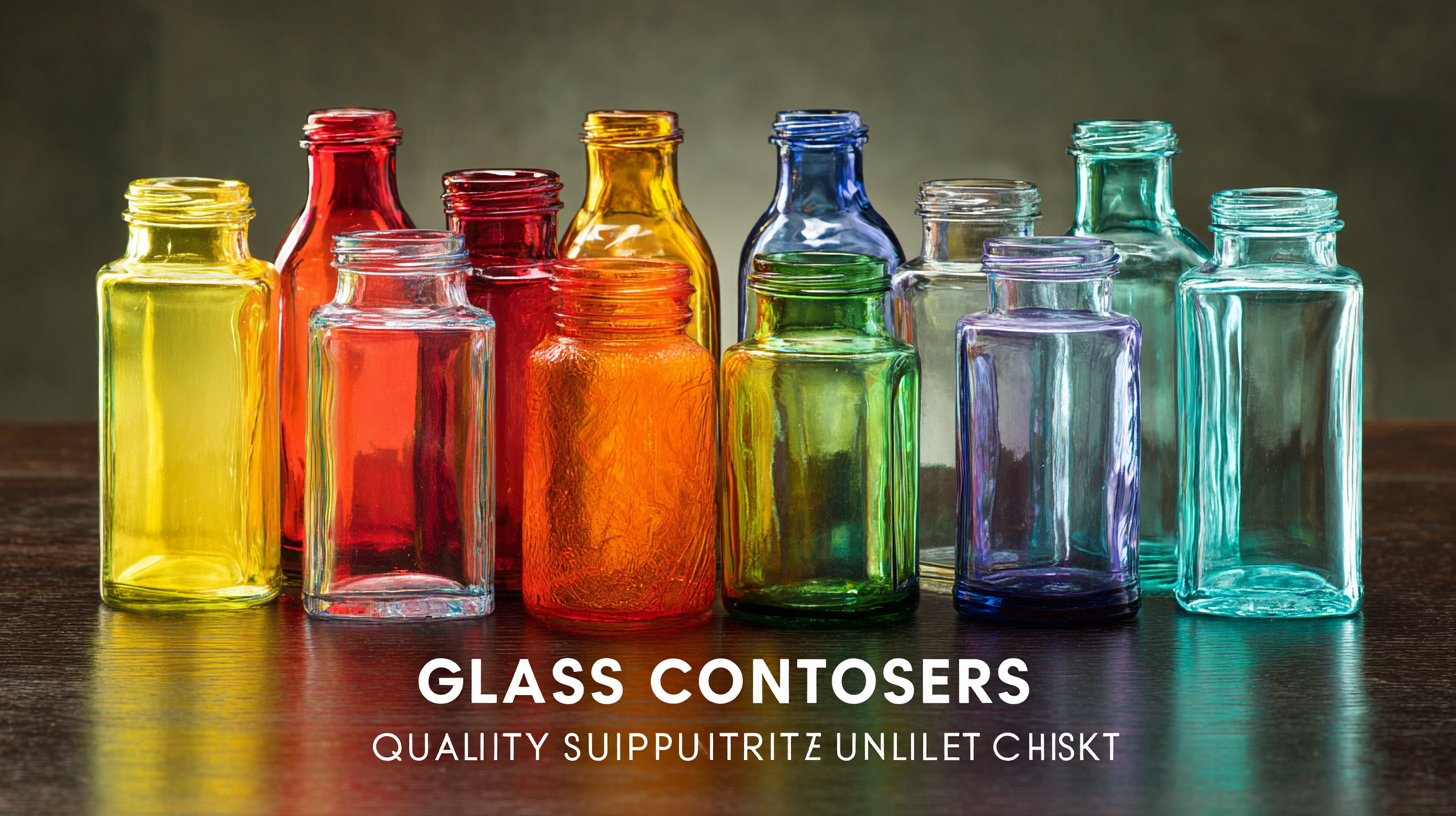 Finding Quality Suppliers for Best Glass Containers Your Ultimate Checklist Guide