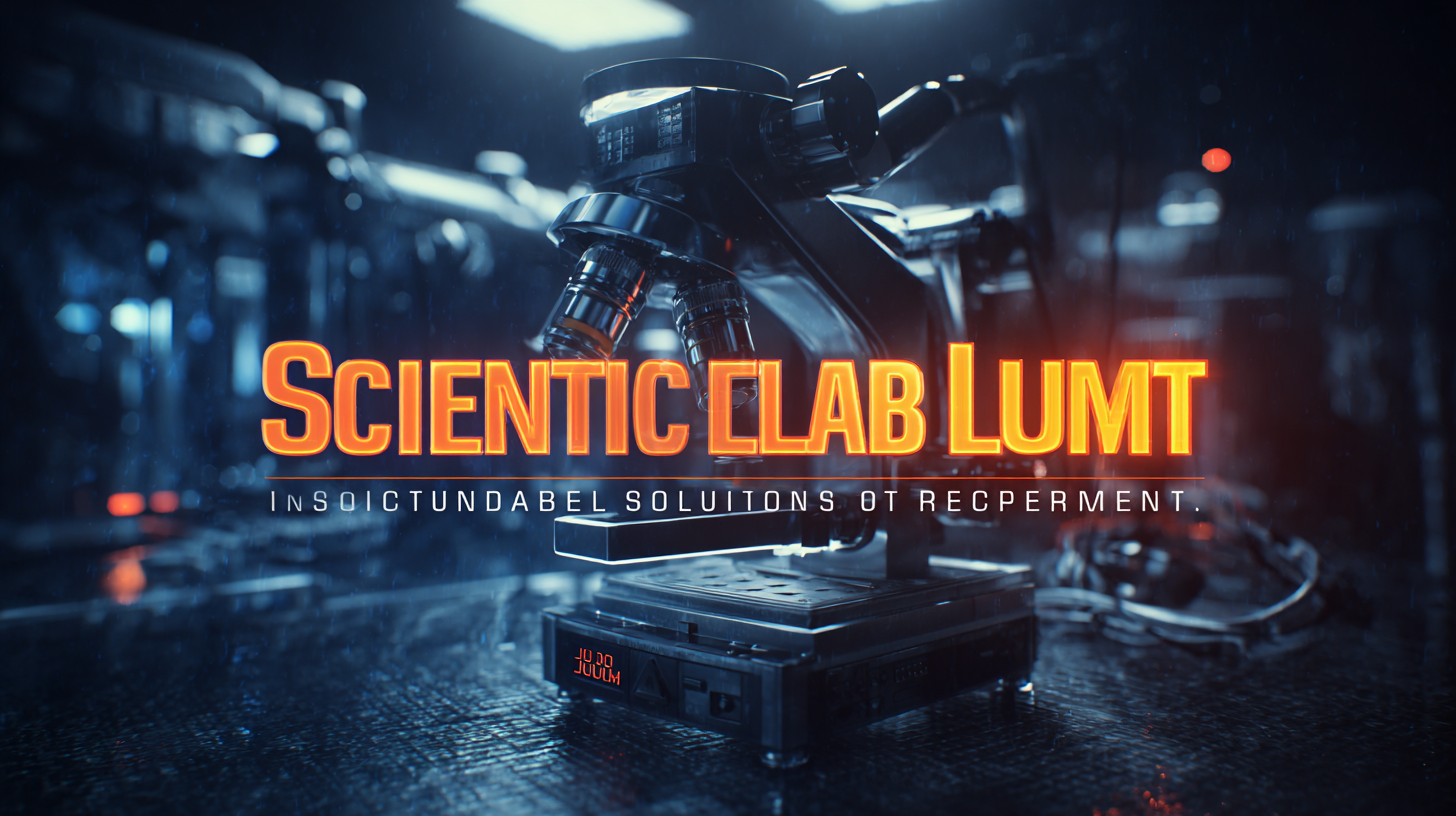 Innovative Solutions for Best Scientific Lab Equipment in Modern Research