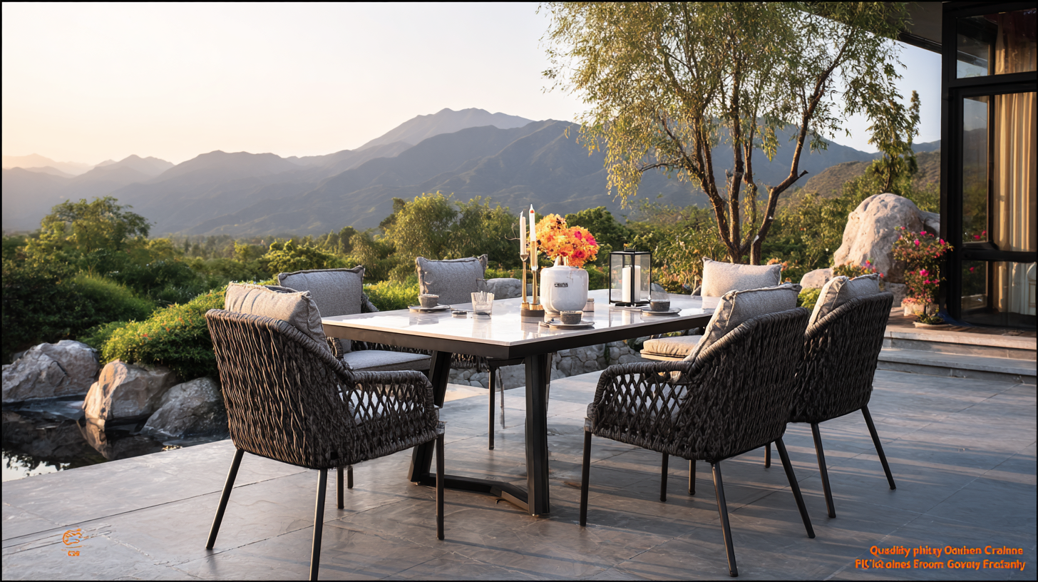 Quality Outdoor Table And Chairs from Chinese Factories for Global Excellence