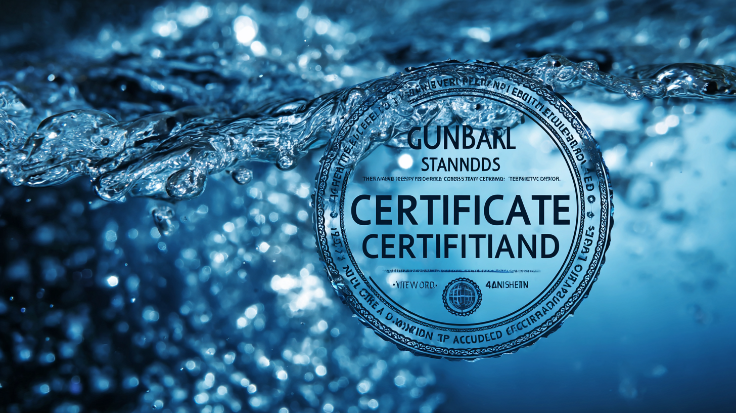 Unlocking Global Standards 7 Essential Certifications for the Best Water Purifier Industry