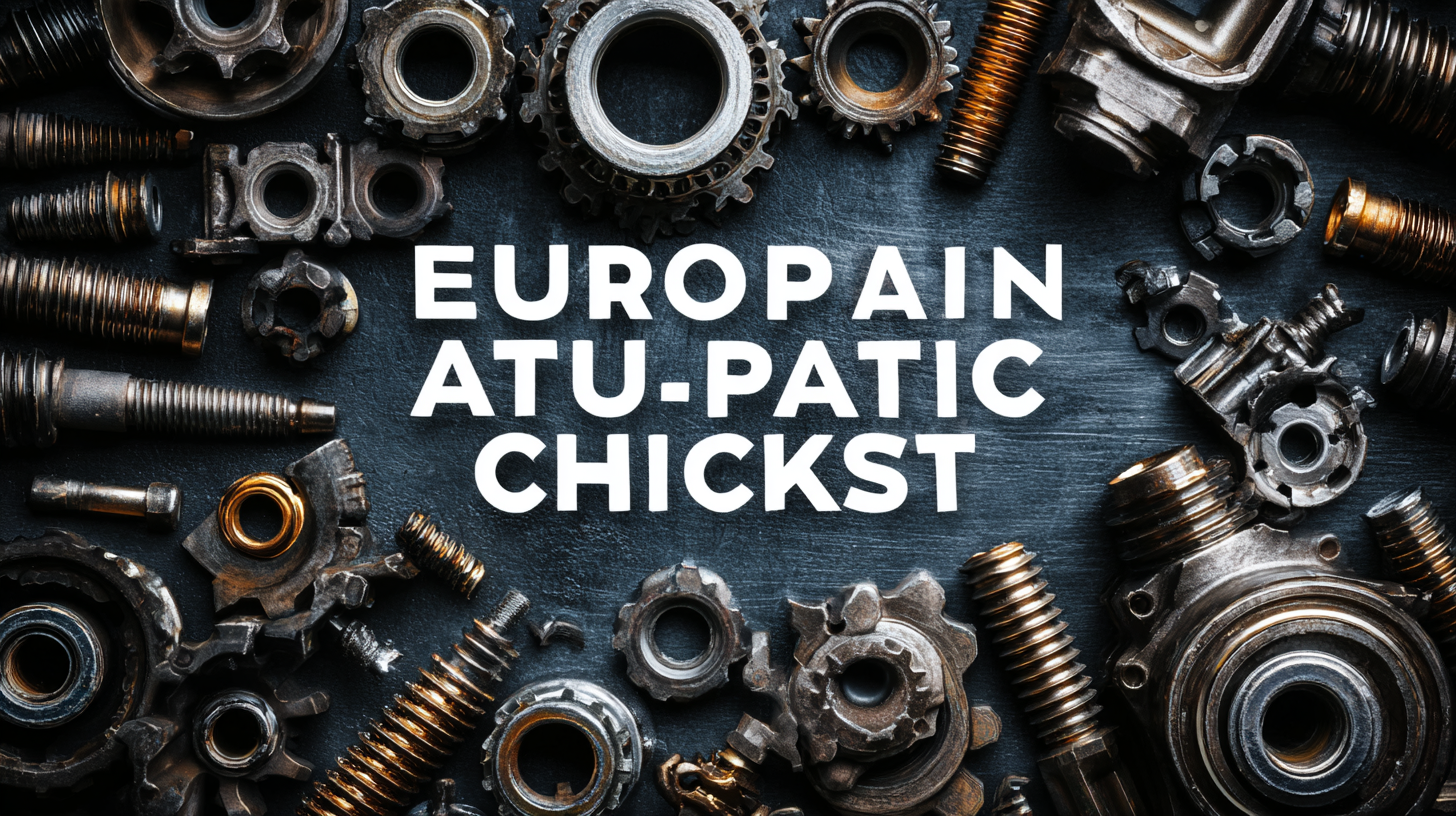 The Ultimate Checklist for Sourcing Best European Automotive Parts with Key Industry Insights