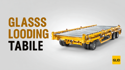 Solutions for Streamlined Efficiency with Best Glass Tilting Loading Table