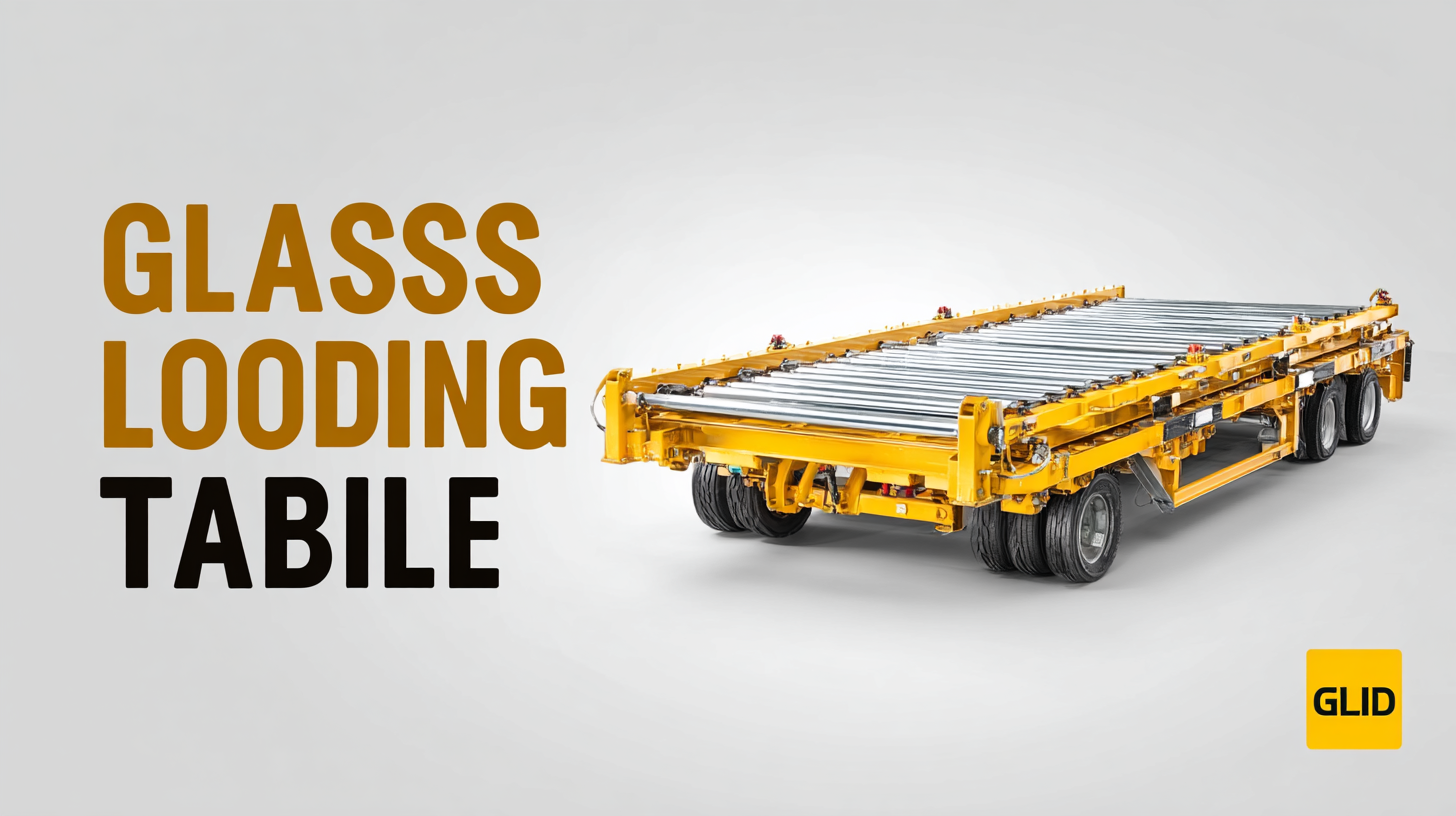 Solutions for Streamlined Efficiency with Best Glass Tilting Loading Table