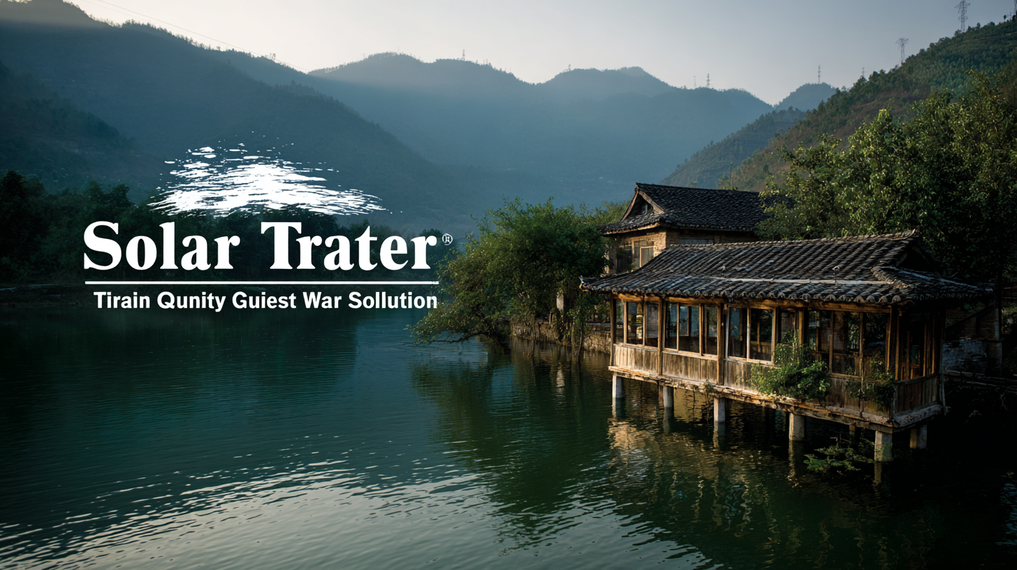 Global Trust in Quality from China with Best Solar Water Solutions