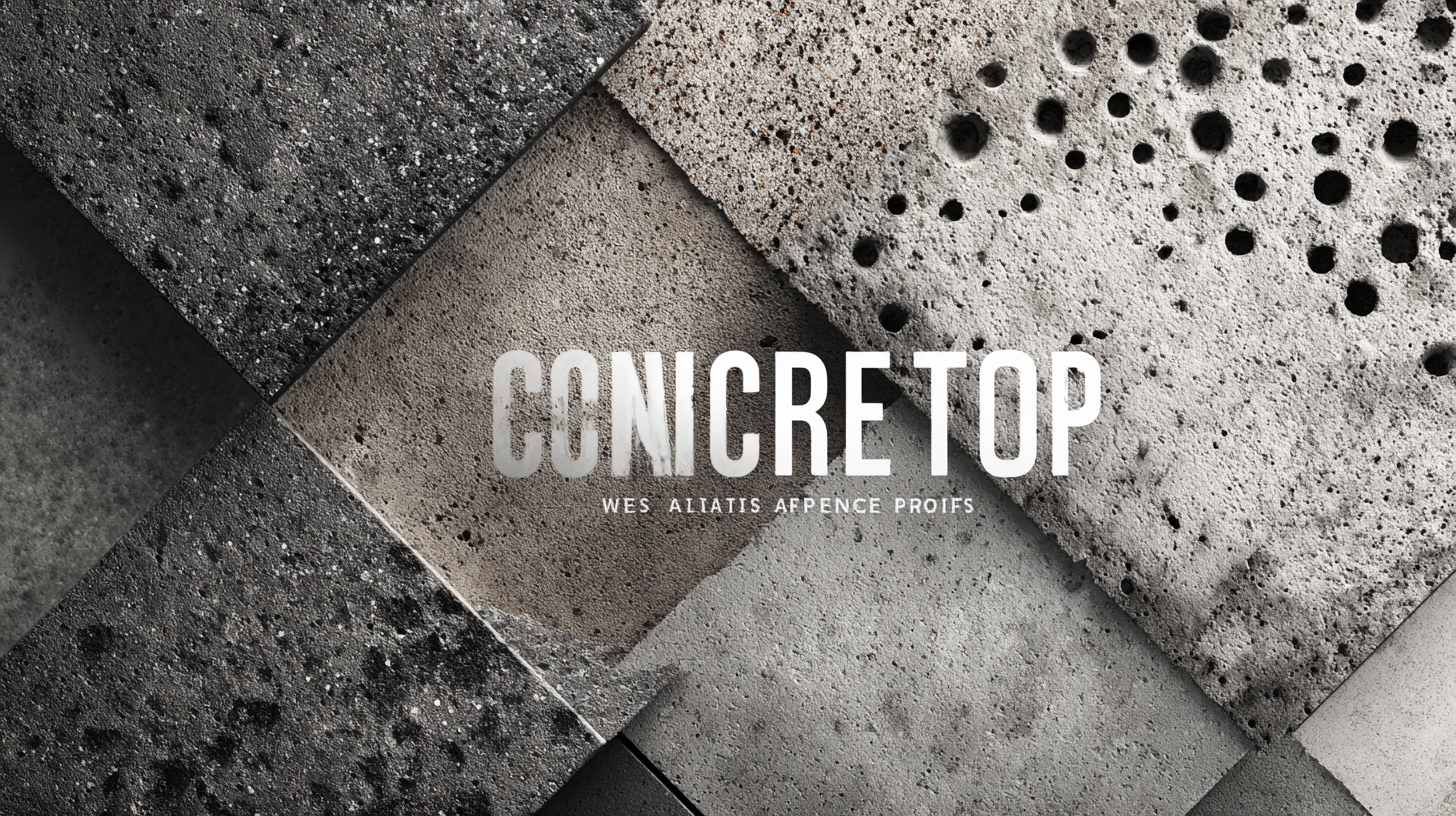 Exploring the Unique Features and Applications of the Best Concrete Top Products