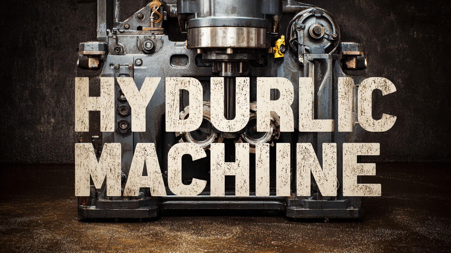 Top Strategies for Maximizing Efficiency with the Best Hydraulic Machine in Your Industry