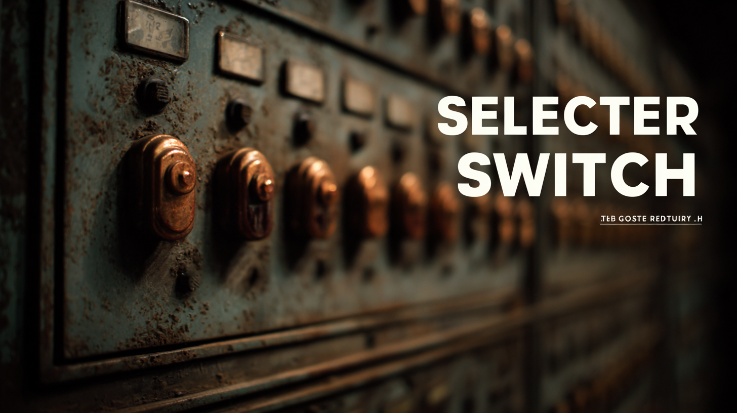 The Ultimate Guide to Choosing the Best Selector Switch for Your Industrial Needs