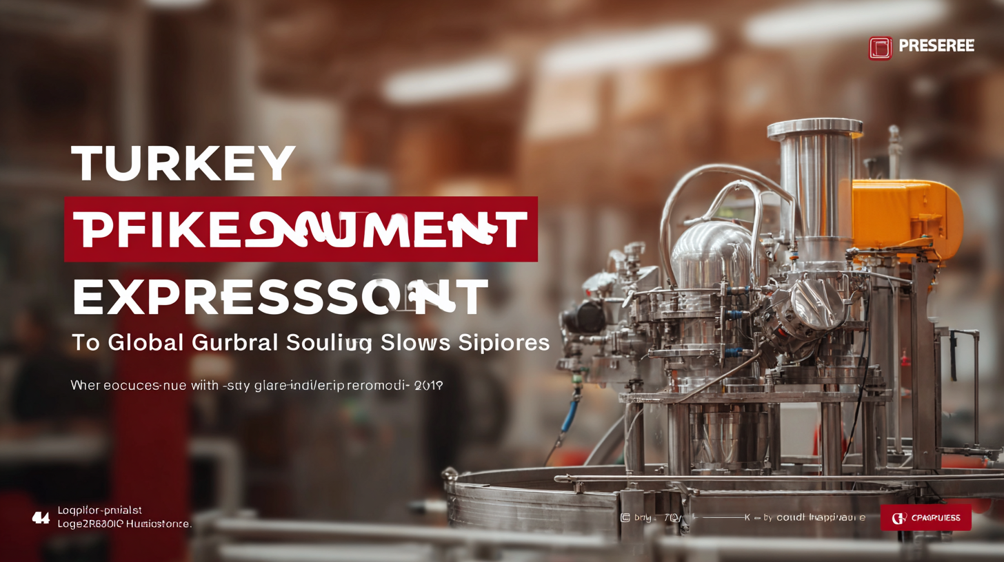 7 Top Reasons Turkey Processing Equipment is Essential for Global Suppliers