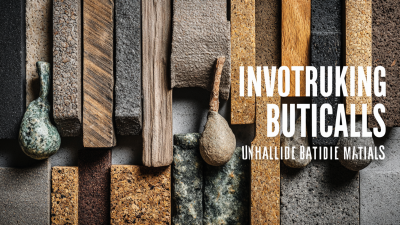 Unlocking 2025 Market Trends for Best Innovative Sustainable Building Materials and How to Source Them Globally