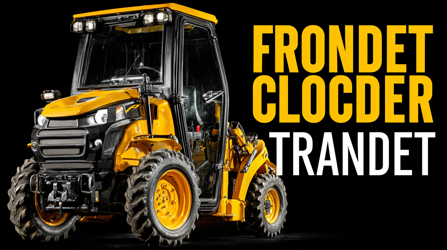 Essential Checklist for Choosing the Best Small Front Loader Tractor for Your Needs