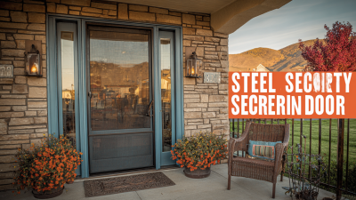 The Ultimate Guide to Choosing the Best Steel Security Screen Door for Your Home