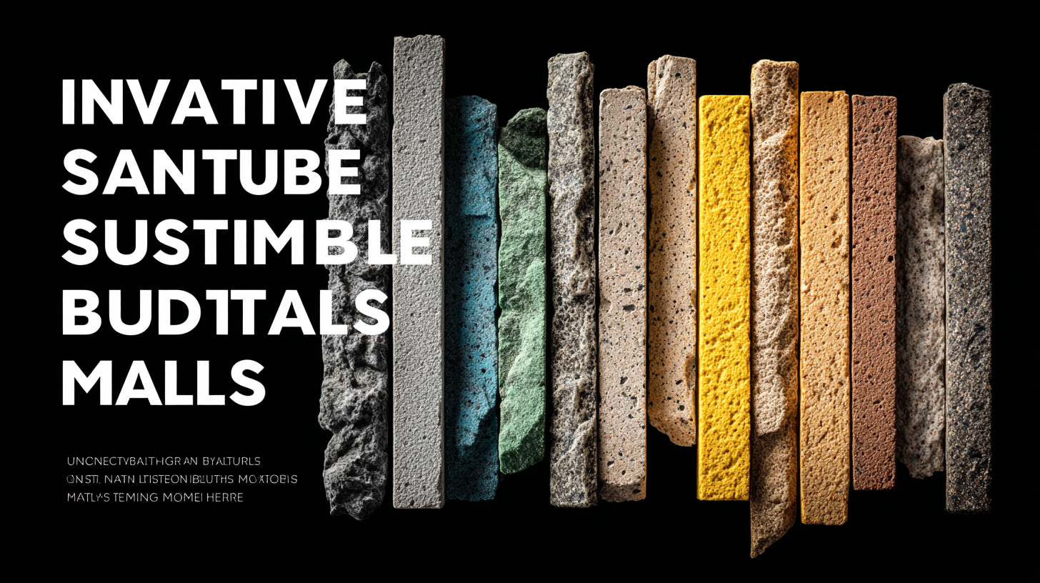 Unlocking 2025 Market Trends for Best Innovative Sustainable Building Materials and How to Source Them Globally